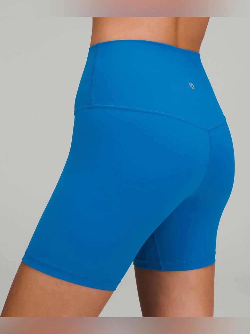 lululemon align high rise 6” shorts poolside blue size 6